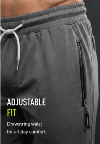 UrbanFlex Men’s Tapered Fitness Joggers – Lightweight Athletic Sweatpants Vidalfit-Essentials