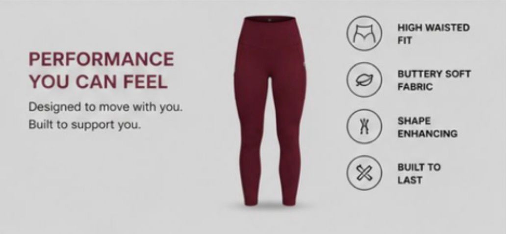 ContourFlex™ High-Waist Sculpting Gym Leggings Vidalfit-Essentials