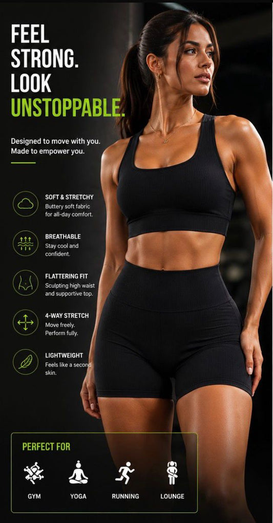 NoirFlex™ Seamless Sculpt Active Set Vidalfit-Essentials