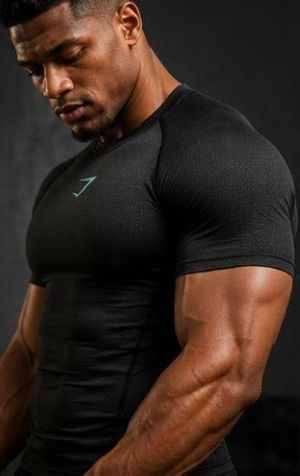 CoreForge Men’s Compression Training Shirt – Muscle Fit Gym Activewear Vidalfit-Essentials
