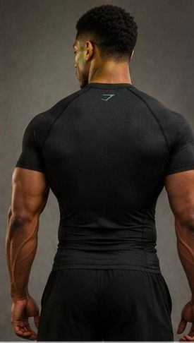 CoreForge Men’s Compression Training Shirt – Muscle Fit Gym Activewear Vidalfit-Essentials