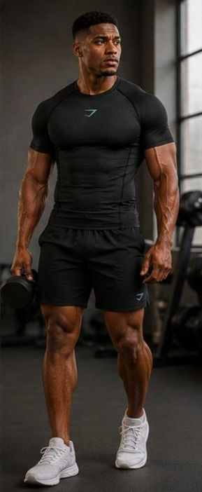 CoreForge Men’s Compression Training Shirt – Muscle Fit Gym Activewear Vidalfit-Essentials