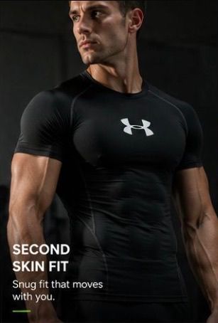 ApexFlex Men’s 4-Piece Compression Gym Set – Quick Dry Athletic Training Wear Vidalfit-Essentials