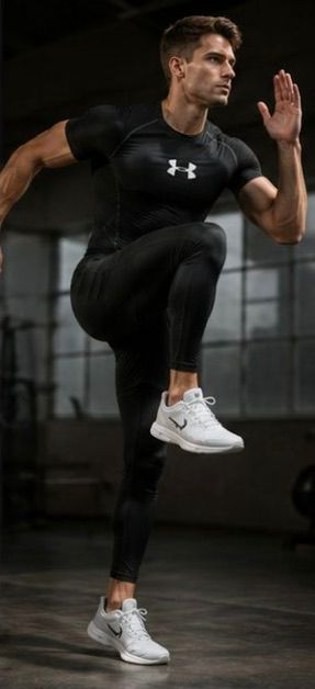 ApexFlex Men’s 4-Piece Compression Gym Set – Quick Dry Athletic Training Wear Vidalfit-Essentials